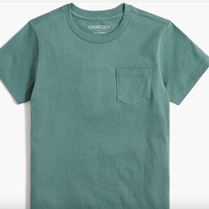 NWT Crewcuts Kids' Short-sleeve Jersey Pocket Tee